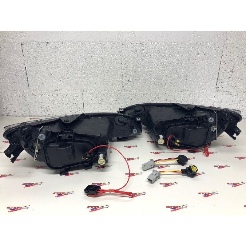 Peugeot 206 Scheinwerfer H4 Oder H7 Phares à fond noir Peugeot 206 H4 et H7