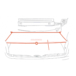 rideau cache bagages de coffre pour Peugeot 206 CC - Slugauto